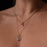 Molten Heirloom Pendant - Garnet |  Necklace - Common Era Jewelry