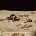 Liberi Vivas Diamond Signet Ring - COMMON ERA