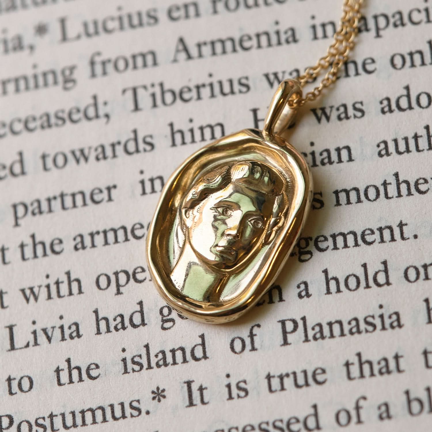 Livia Drusilla Pendant - Necklaces - Common Era Jewelry