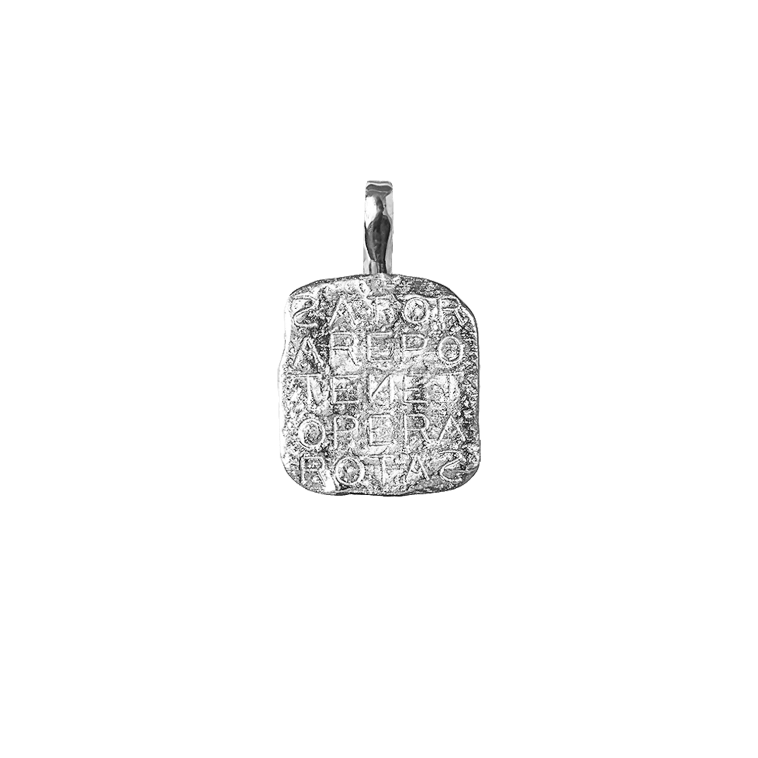 Mini Magic Sator Square Talisman Necklace