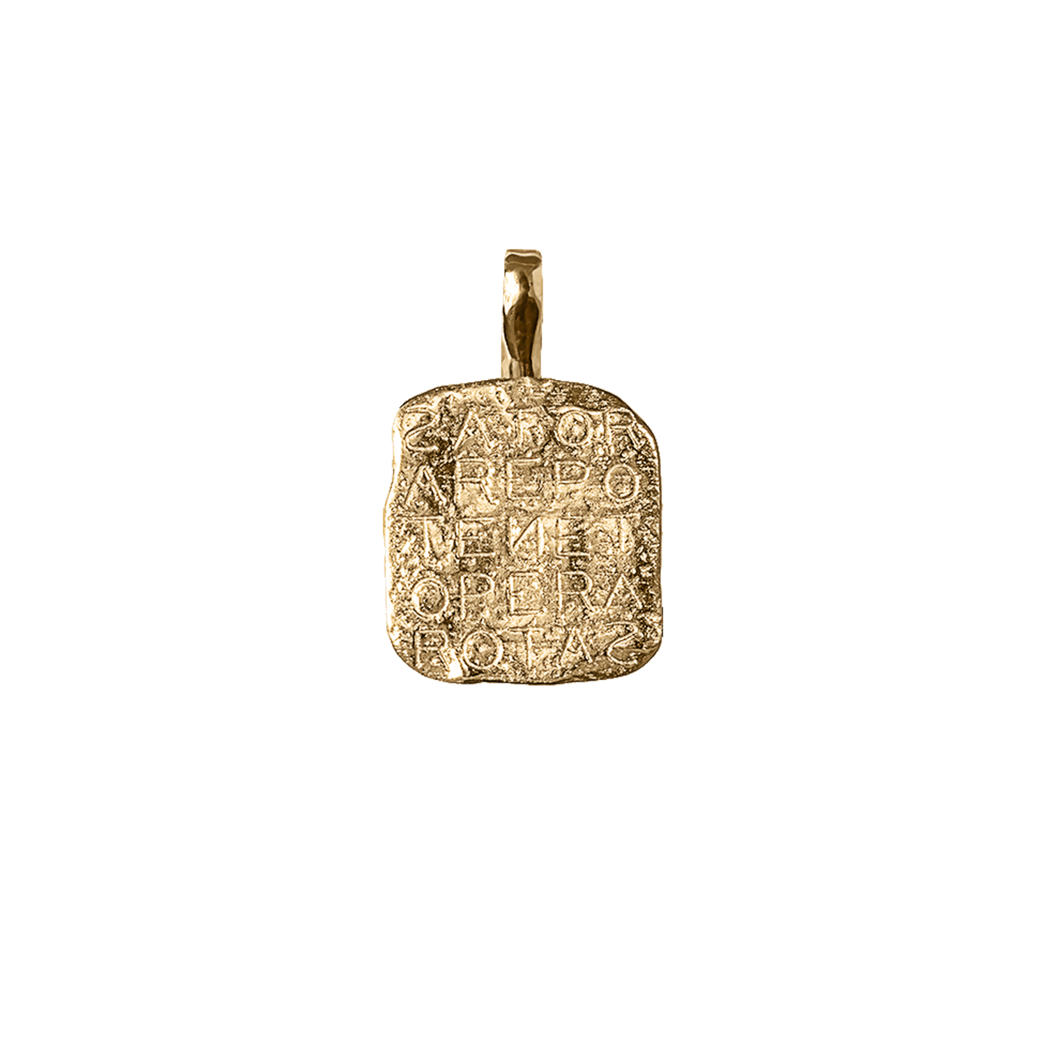 Mini Magic Sator Square Talisman Necklace