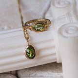 Molten Heirloom Pendant - Peridot |  Necklace - Common Era Jewelry