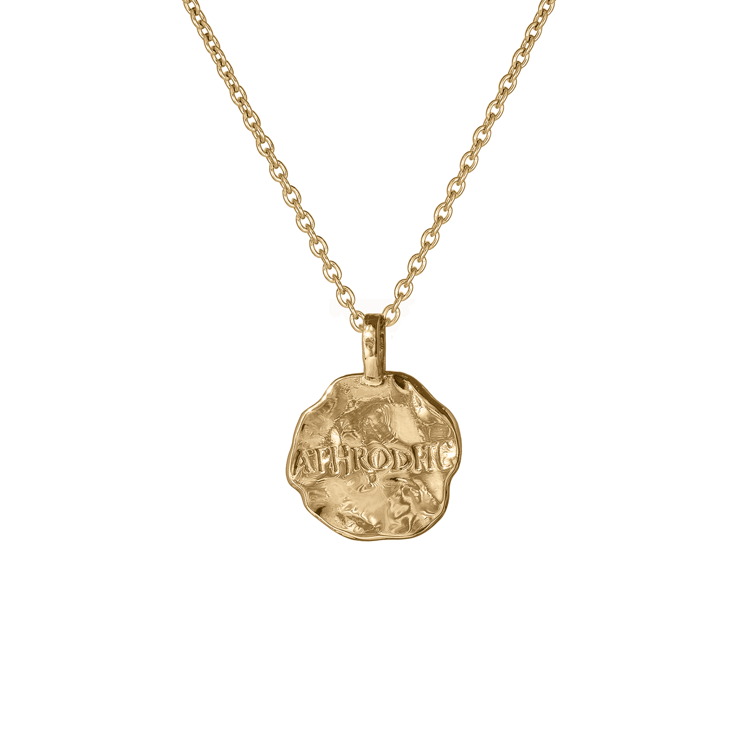 Aphrodite Molten Mini Medallion |  Necklaces - Common Era Jewelry