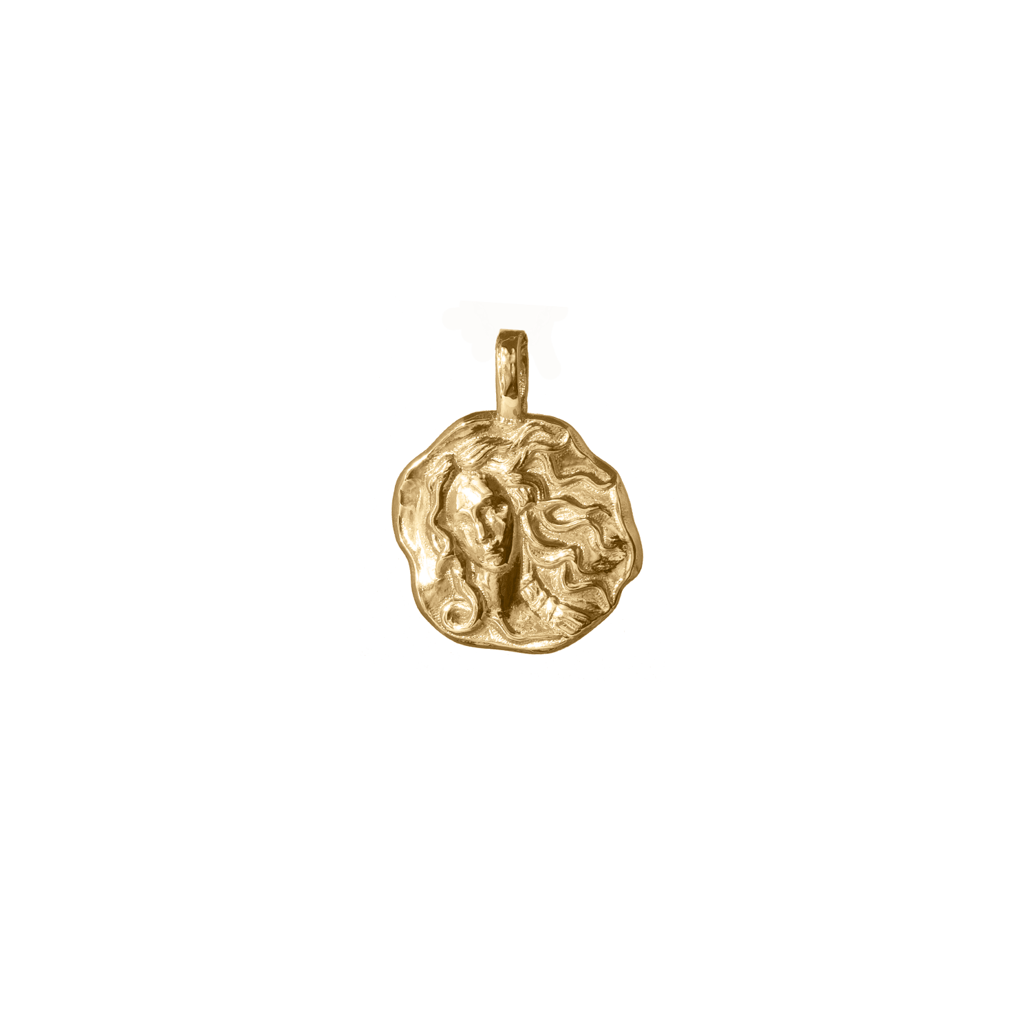 Aphrodite Molten Mini Medallion |  Necklaces - Common Era Jewelry