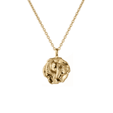 Athena Molten Mini Medallion |  Necklaces - Common Era Jewelry