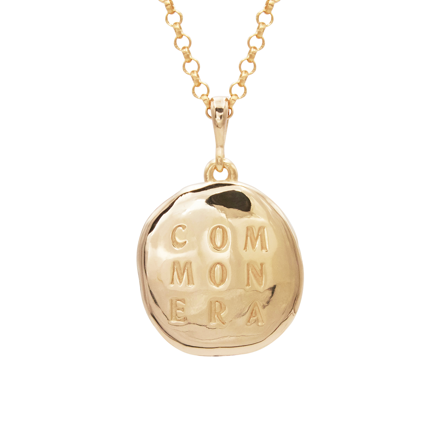 Gaia Goddess of Motherhood Necklace with Emerald |  Necklaces - Common Era Jewelry