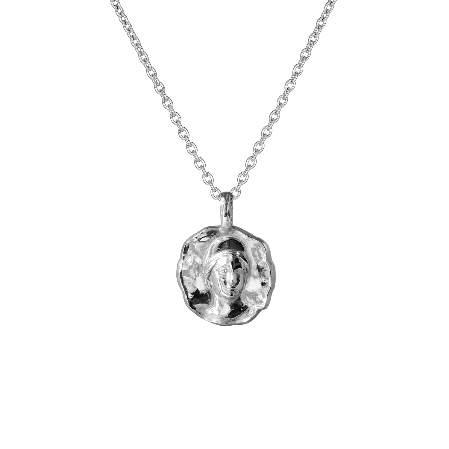 Circe Molten Mini Medallion |  Necklaces - Common Era Jewelry