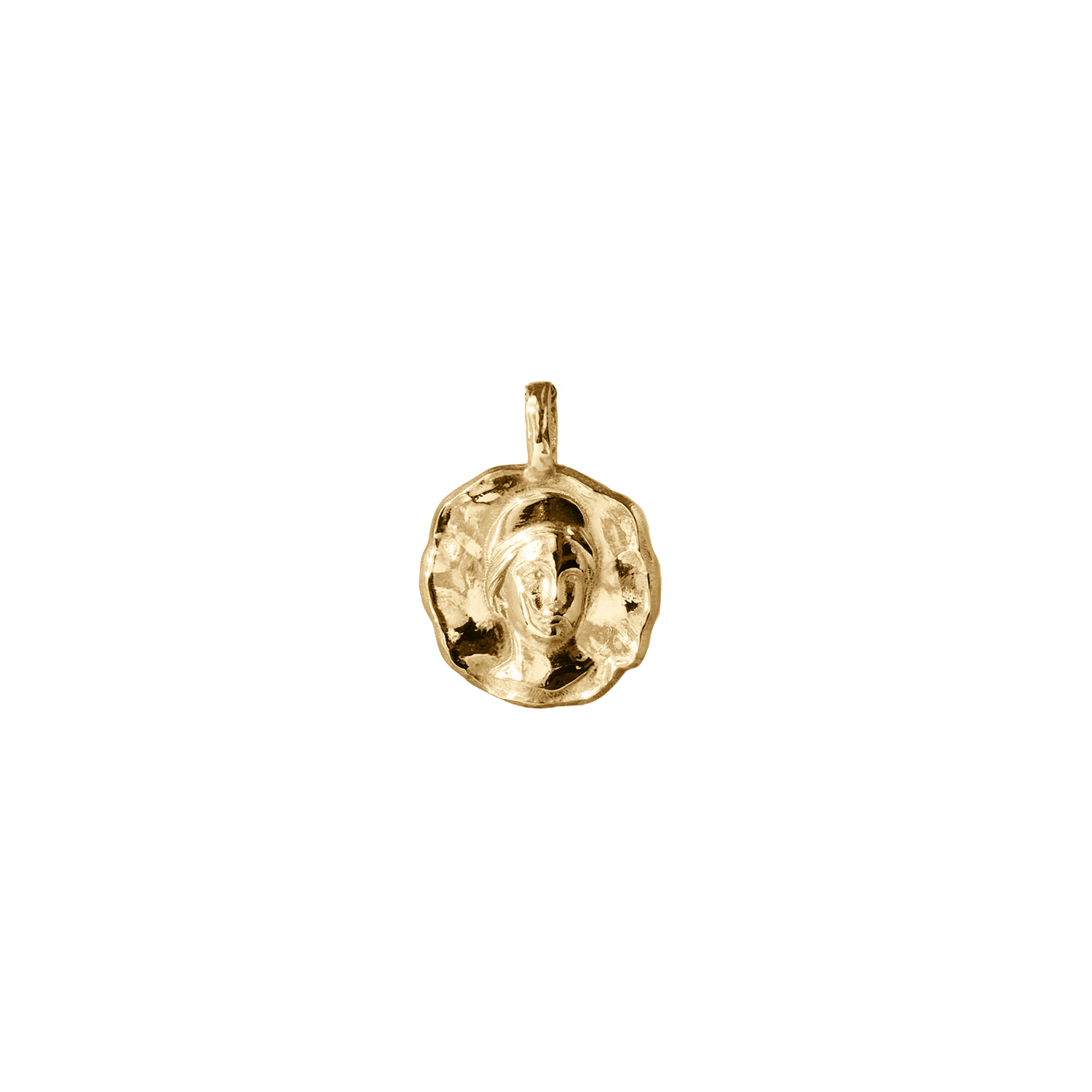 Circe Molten Mini Medallion |  Necklaces - Common Era Jewelry