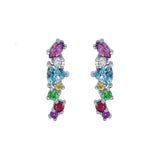 Ad Astra Acrostic Cluster Earrings |  Earrings - Common Era Jewelry
