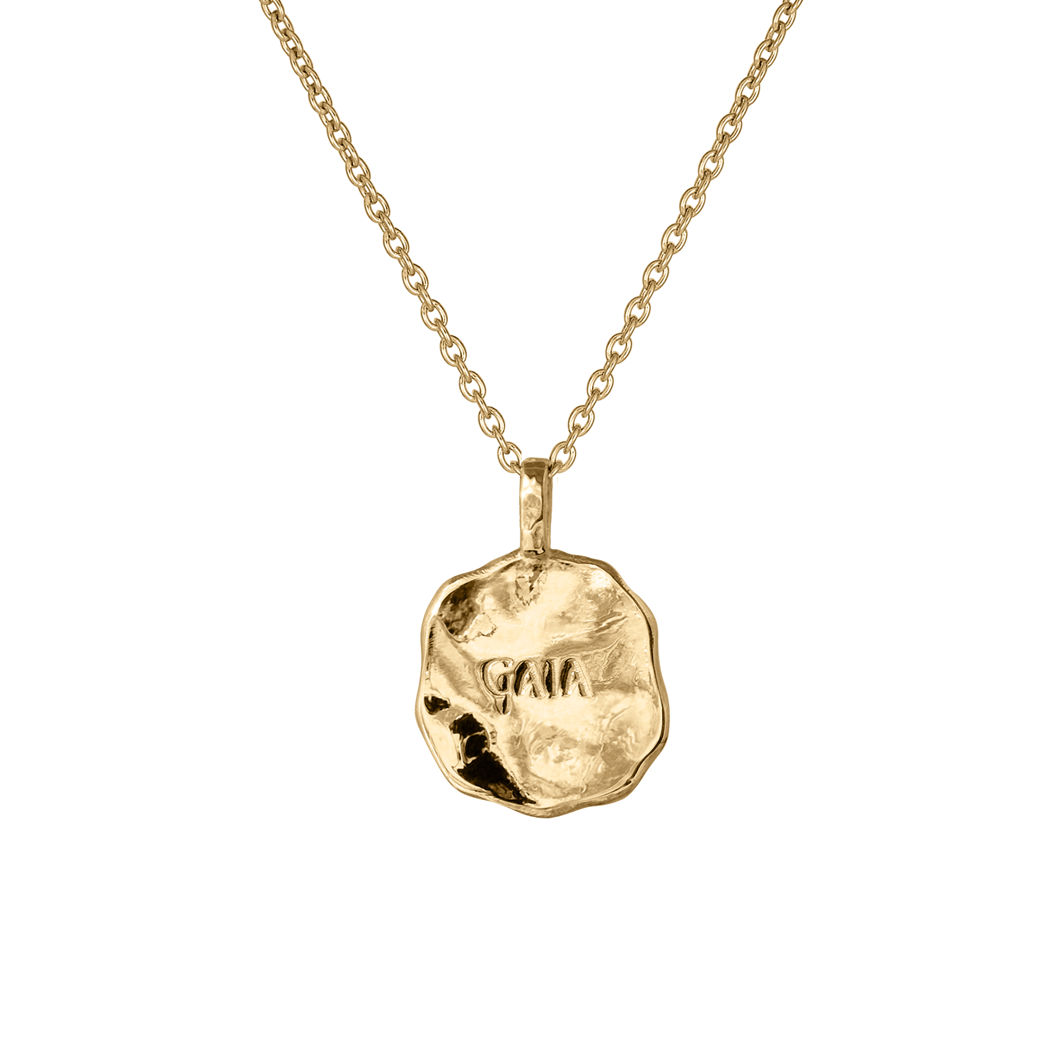 Gaia Molten Mini Medallion |  Necklaces - Common Era Jewelry