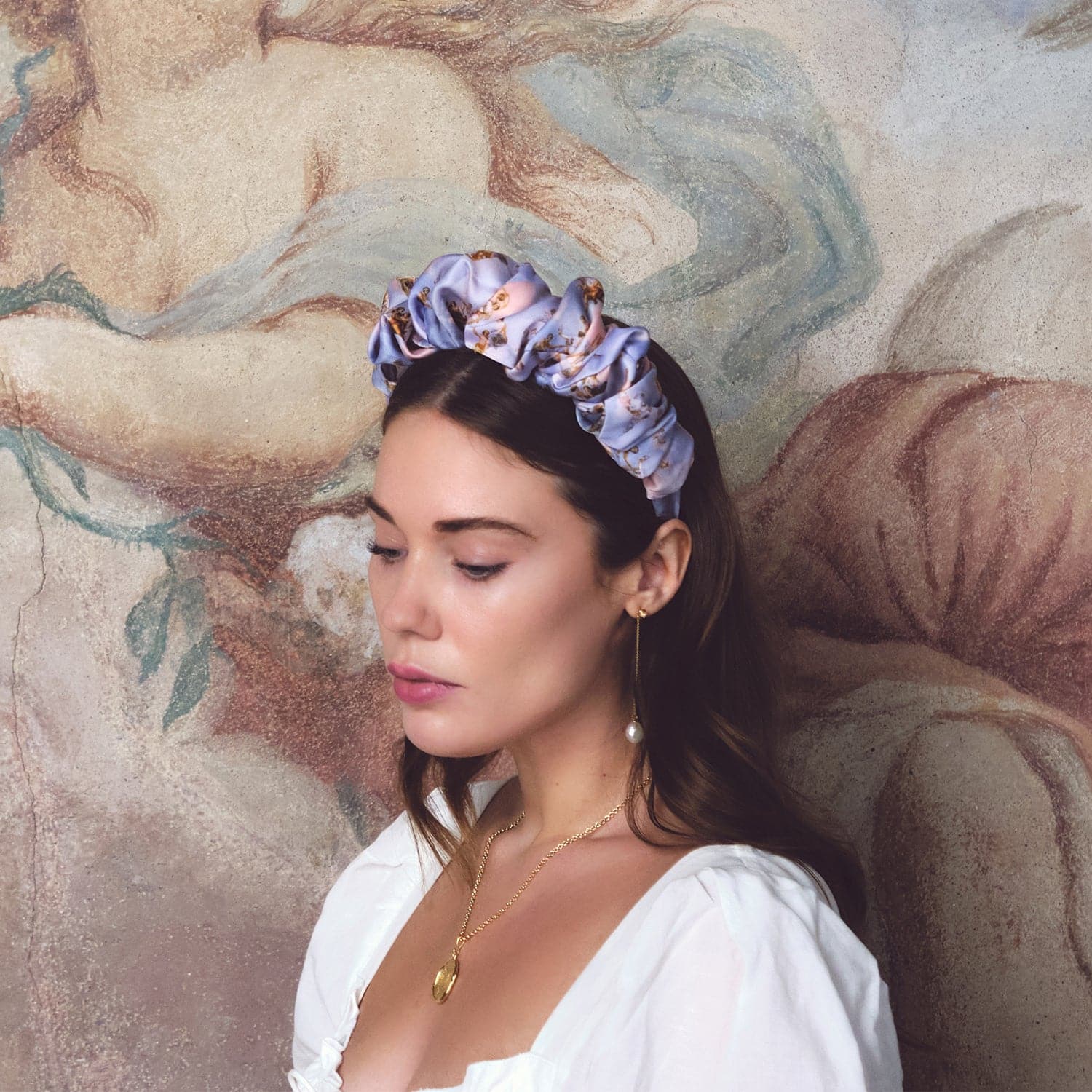 Botticelli's Daydream Ruched Headband |  Headbands - Common Era Jewelry