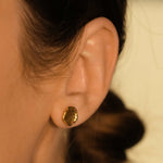 Icarus Molten Gold Studs |  Earrings - Common Era Jewelry