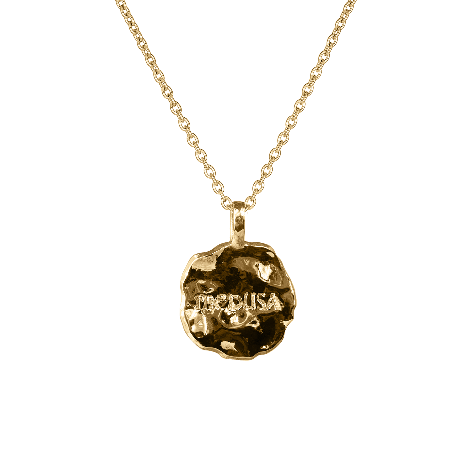 Medusa Molten Mini Medallion |  Necklaces - Common Era Jewelry