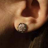 Molten Medusa Stud Earrings |  Earrings - Common Era Jewelry