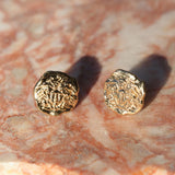 Molten Medusa Stud Earrings |  Earrings - Common Era Jewelry