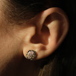 Molten Medusa Stud Earrings |  Earrings - Common Era Jewelry