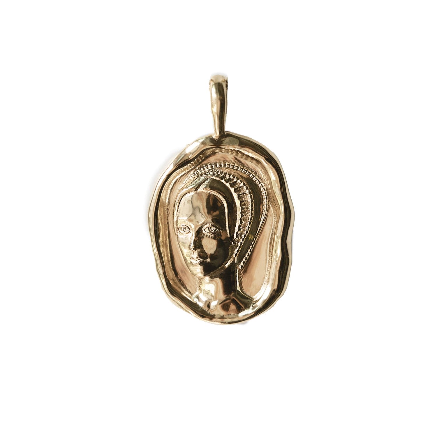 Anne Boleyn Molten Gold Pendant |  Necklaces - Common Era Jewelry