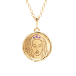 Hecate Goddess of Magic Triple Amethyst Medallion Necklace |  Necklaces - Common Era Jewelry