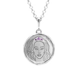 Hecate Goddess of Magic Triple Amethyst Medallion Necklace | Silver |  Necklaces - Common Era Jewelry