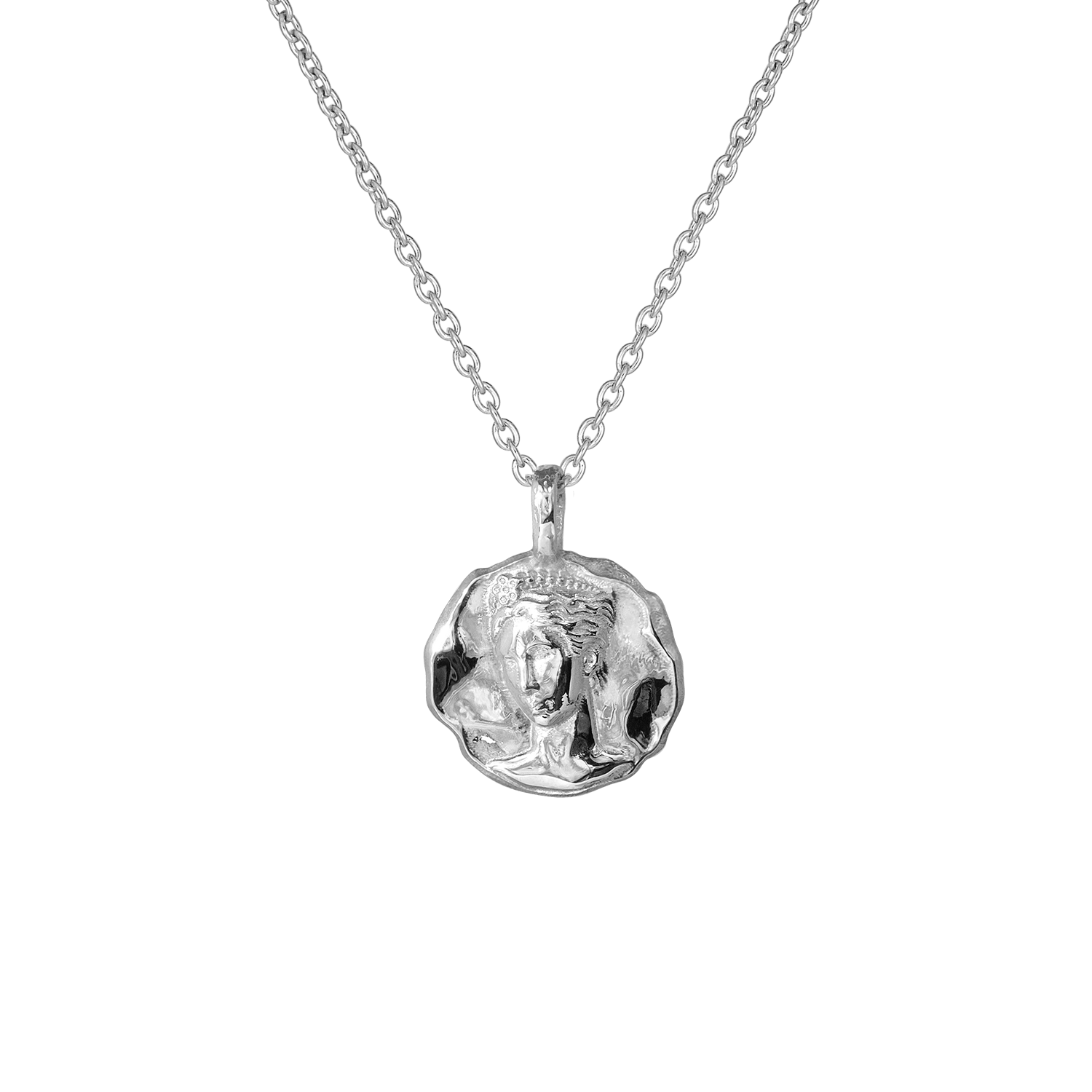 Persephone Molten Mini Medallion |  Necklaces - Common Era Jewelry