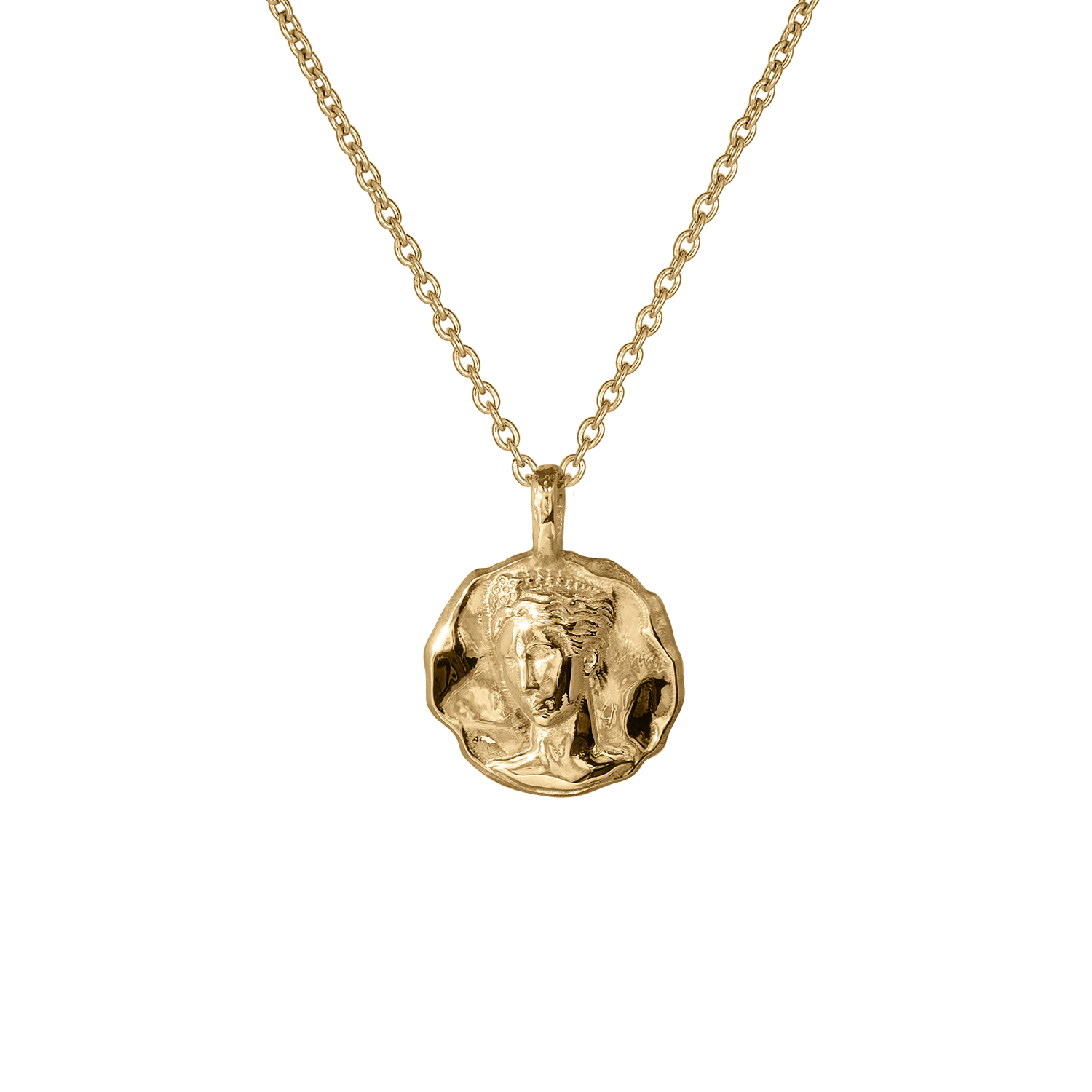 Persephone Molten Mini Medallion |  Necklaces - Common Era Jewelry