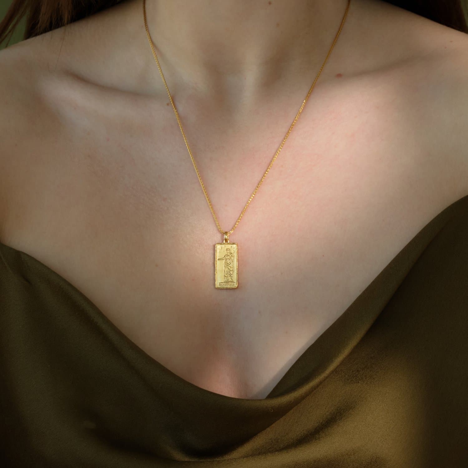Polyhymnia Muse of Hymns Necklace |  Necklaces - Common Era Jewelry