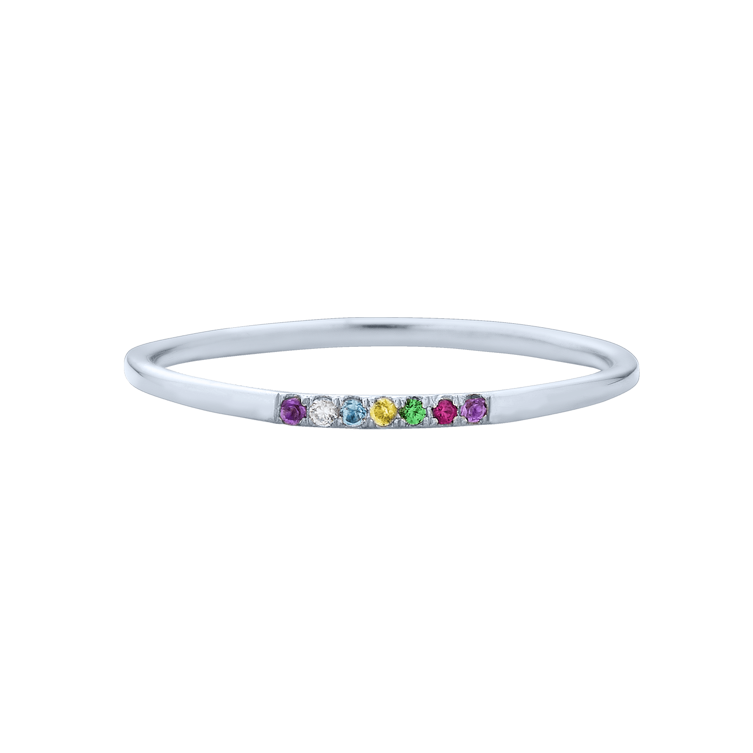 Ad Astra Dainty Acrostic Ring - Rings - Common Era Jewelry
