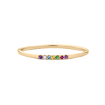 Ad Astra Dainty Acrostic Ring - Rings - Common Era Jewelry