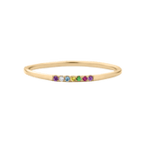Ad Astra Dainty Acrostic Ring - Rings - Common Era Jewelry
