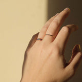 Ad Astra Dainty Acrostic Ring - Rings - Common Era Jewelry