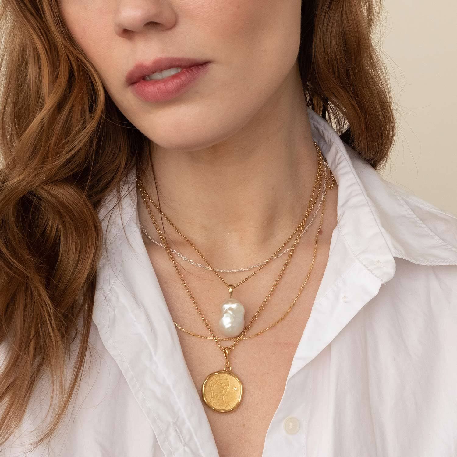 Baroque Pearl Necklace |  Necklaces - Common Era Jewelry