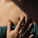 Hecate Molten Mini Medallion |  Necklaces - Common Era Jewelry
