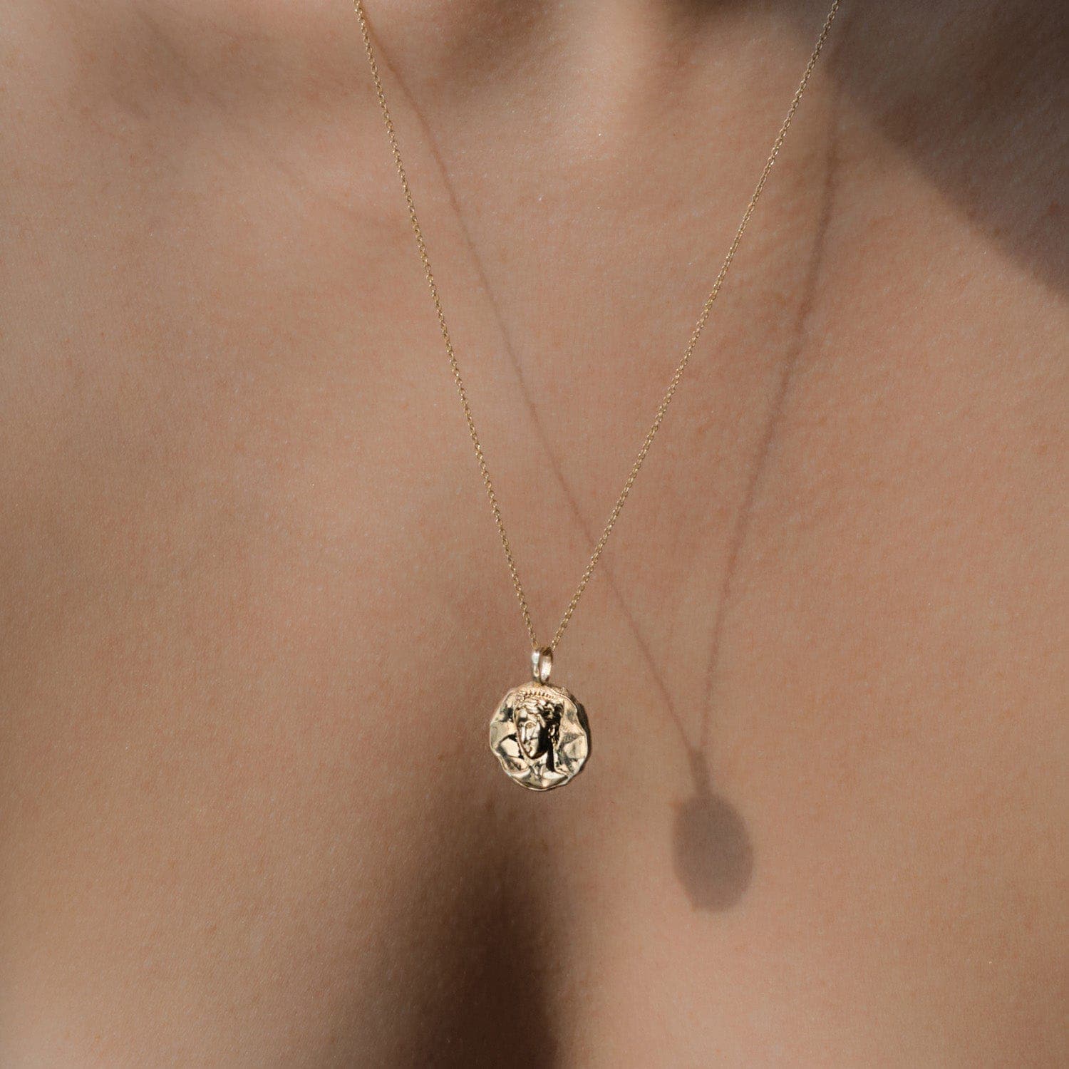 Persephone Molten Mini Medallion |  Necklaces - Common Era Jewelry